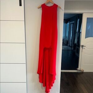 ASOS Vibrant Red High Low Dress